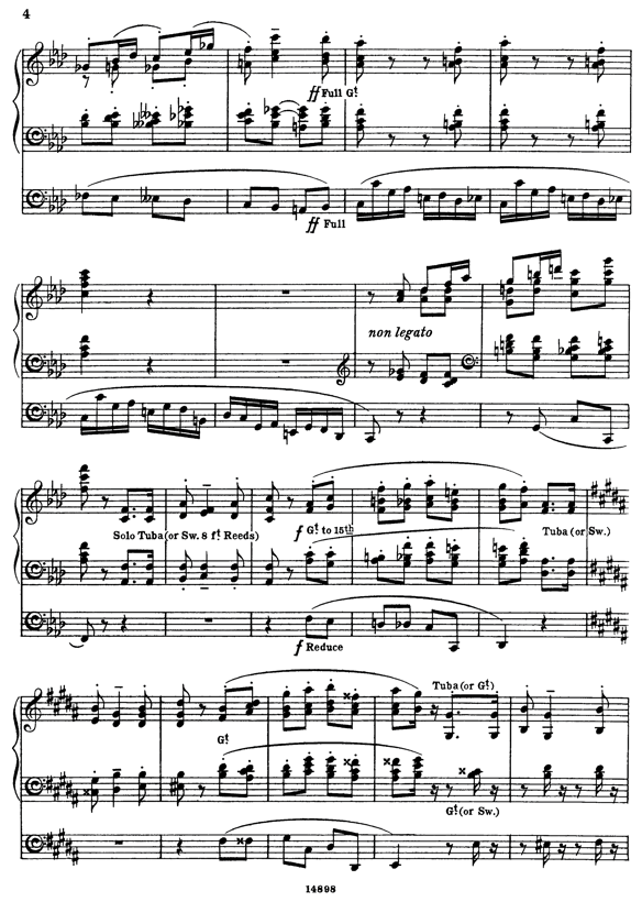 Concert Overture in F Minor, by Alfred Hollins, Order Online