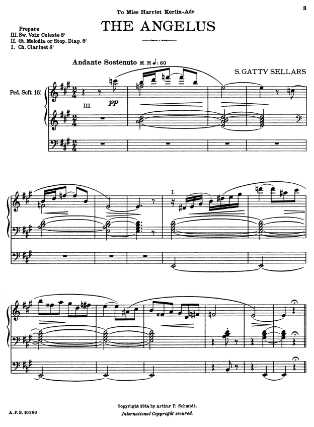 The Angelus, by Gatty Sellars